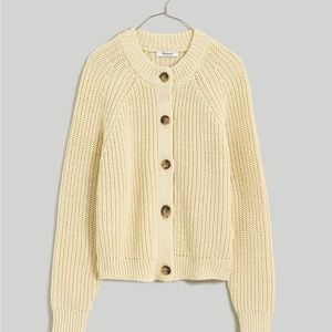 Madewell Rib Raglan-Sleeve Cardigan size small